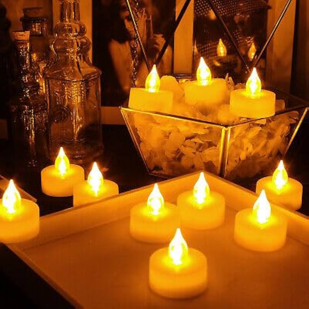 πͺ 24 Pcs LED Tea Light Diya