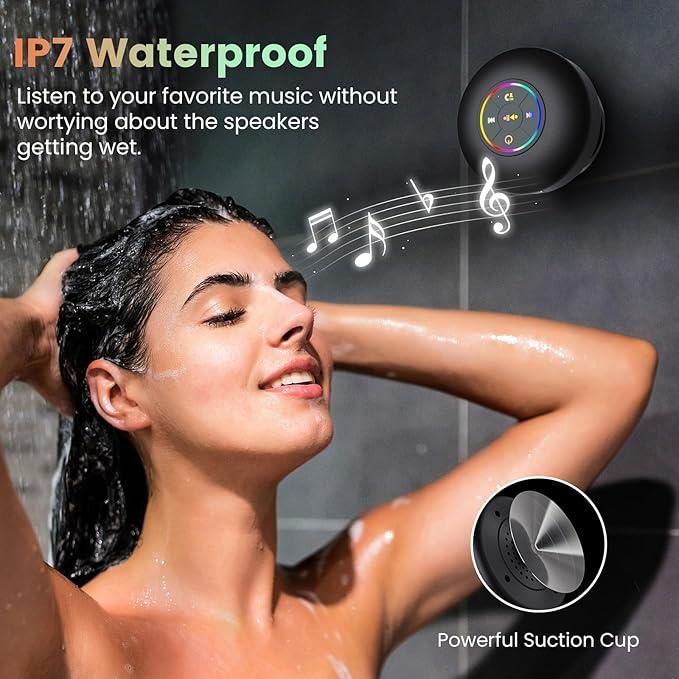 Waterproof Bathroom Bluetooth Speaker with Call Functionality