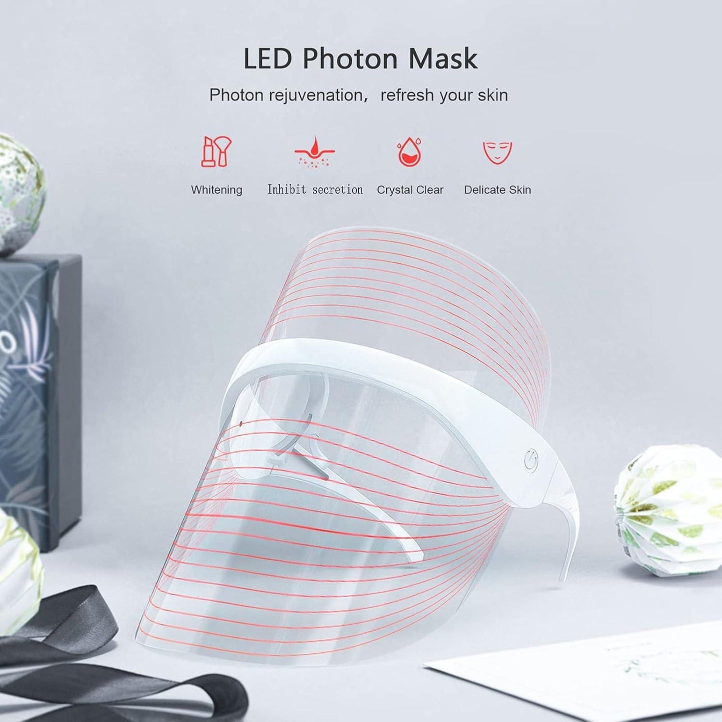 Premium LED 3-Light Therapy Face Mask