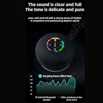 Waterproof Bathroom Bluetooth Speaker with Call Functionality