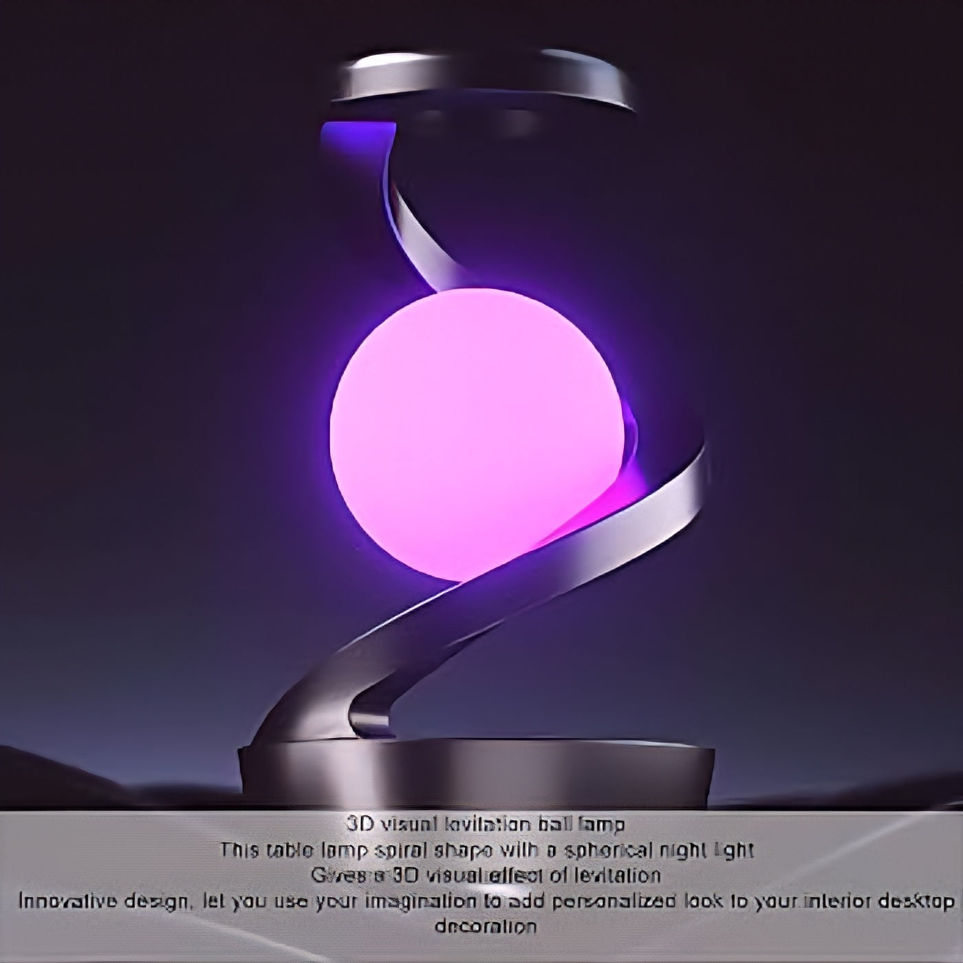 Spiral Rotating Desk Lamp