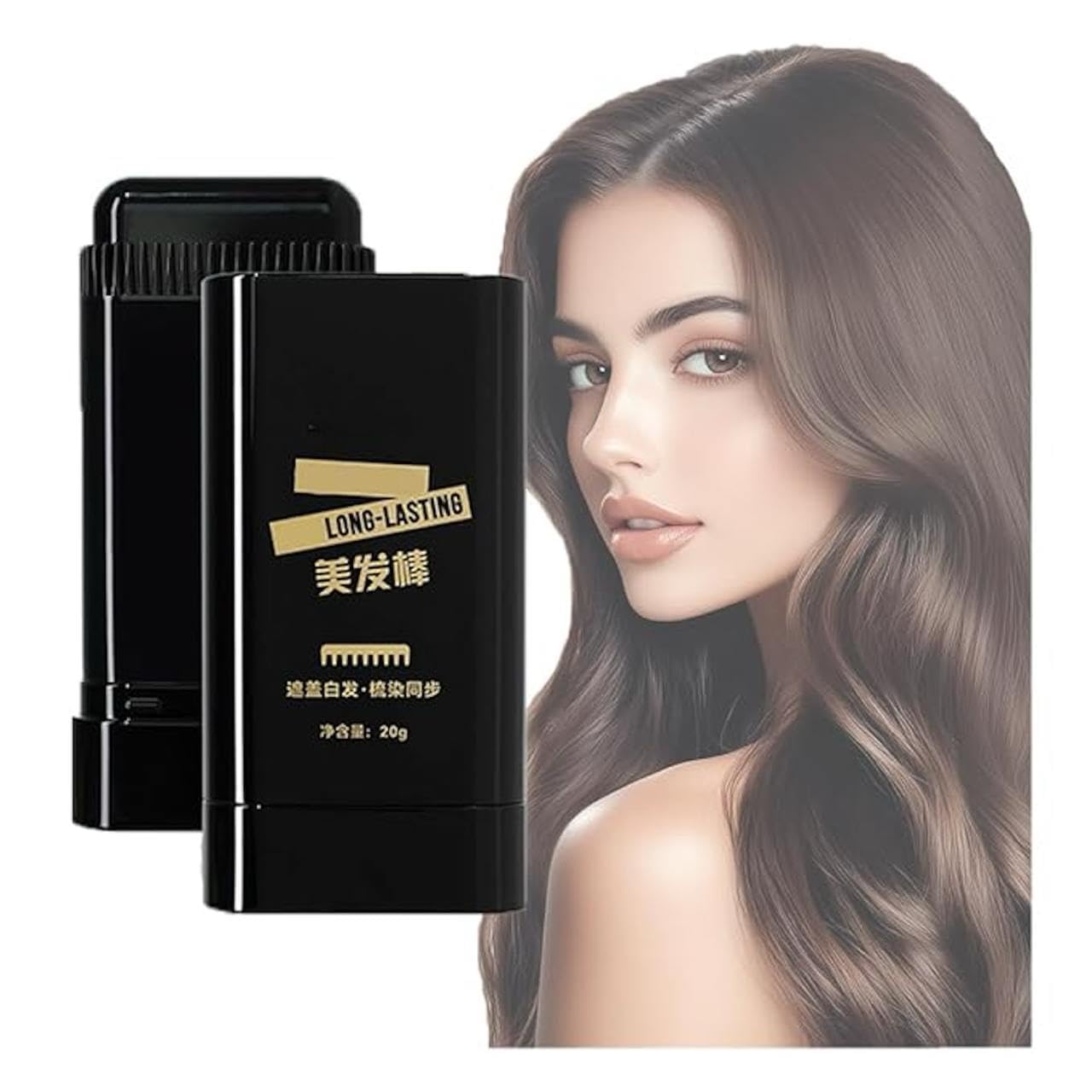 2-in-1 Hair Dye Stick – Instant Gray Coverage