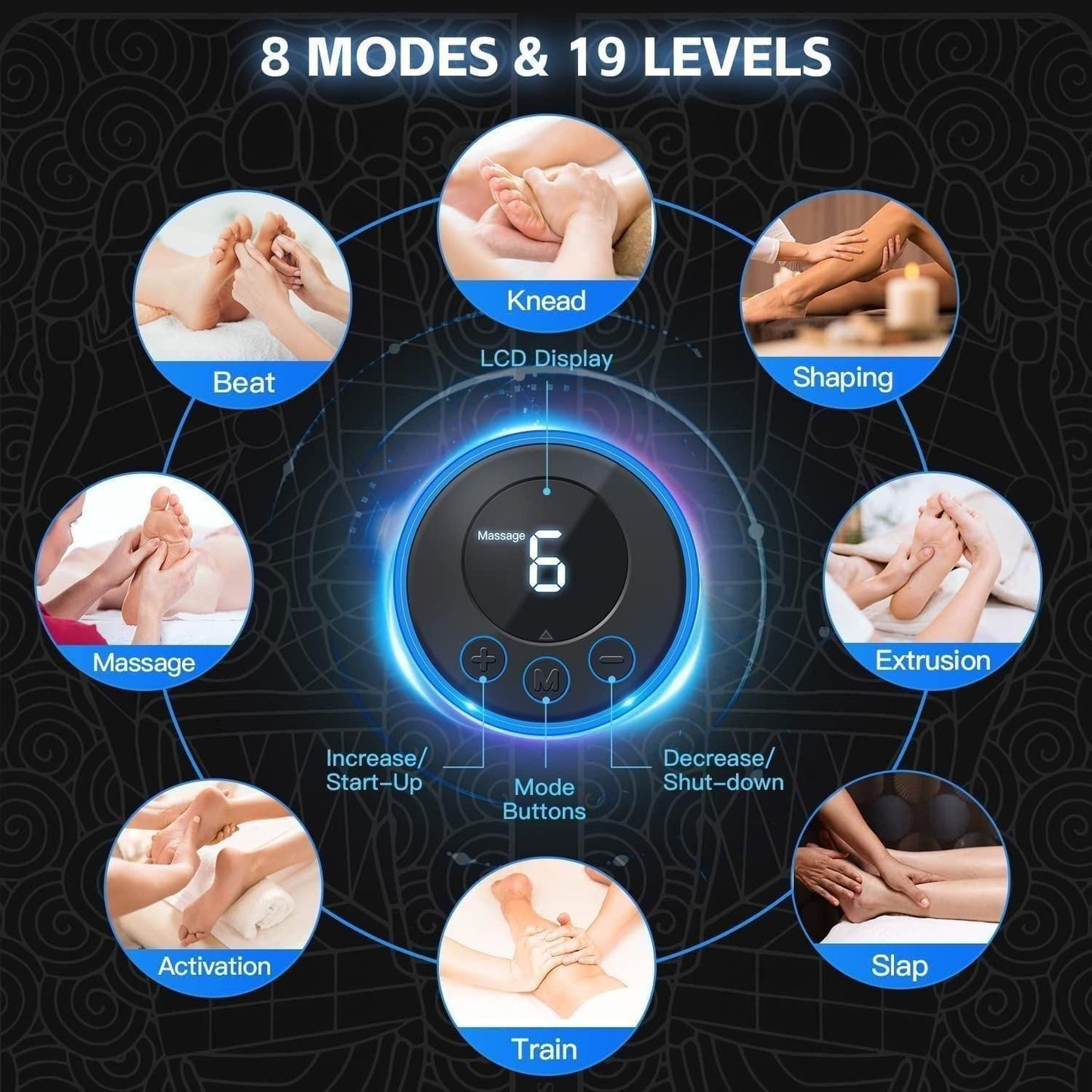 Vibrating Bubble Electric -  Foot Massager Pad