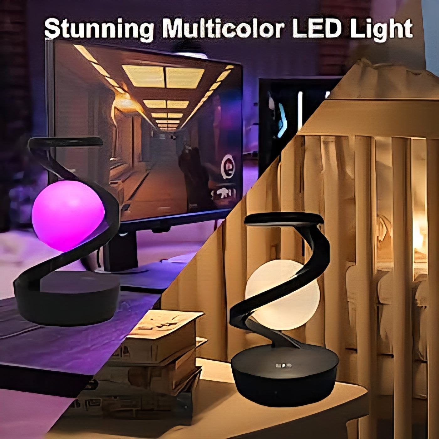Spiral Rotating Desk Lamp