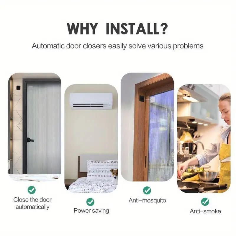 Easy-Install Automatic Door Closer