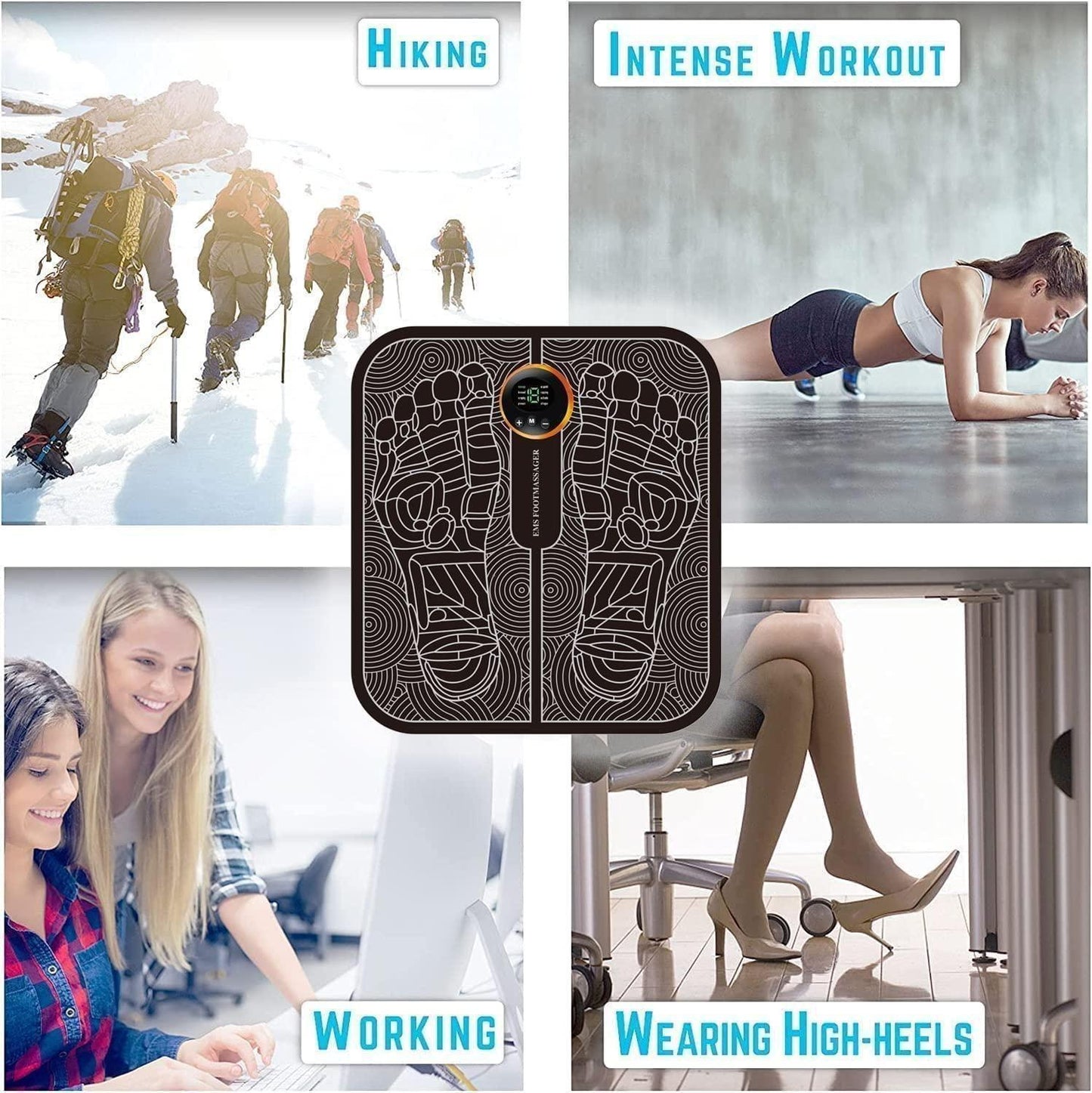 Vibrating Bubble Electric -  Foot Massager Pad