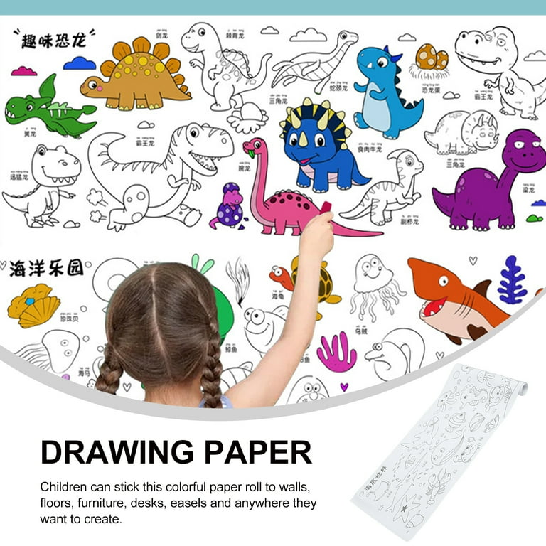 DIY Painting Drawing Paper Roll