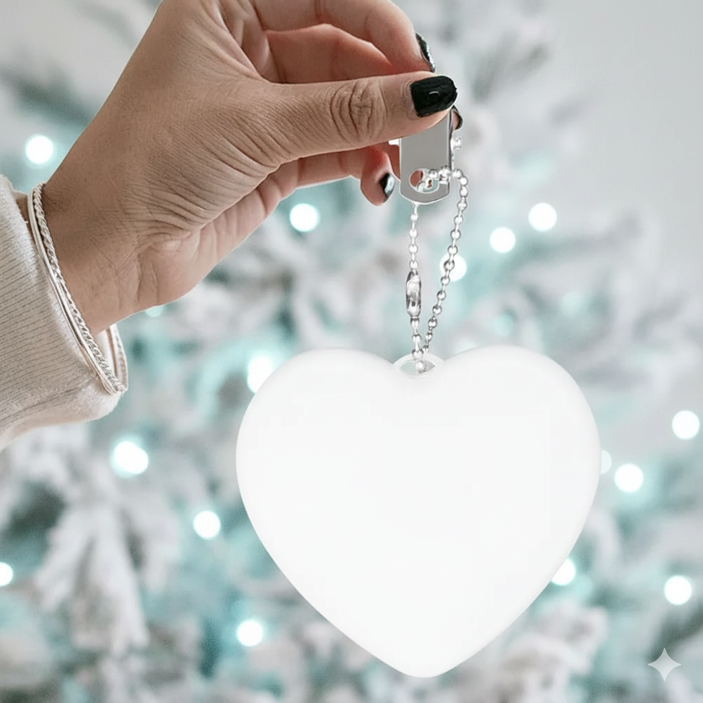Heart-Shaped Touch Sensor LED Purse Light