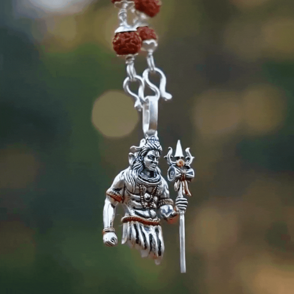 Divine Shivji Rudraksha Chain – Spiritual Elegance