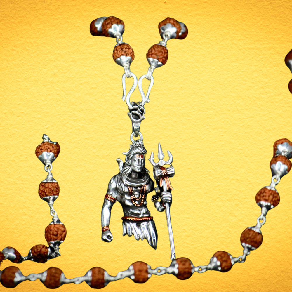 Divine Shivji Rudraksha Chain – Spiritual Elegance