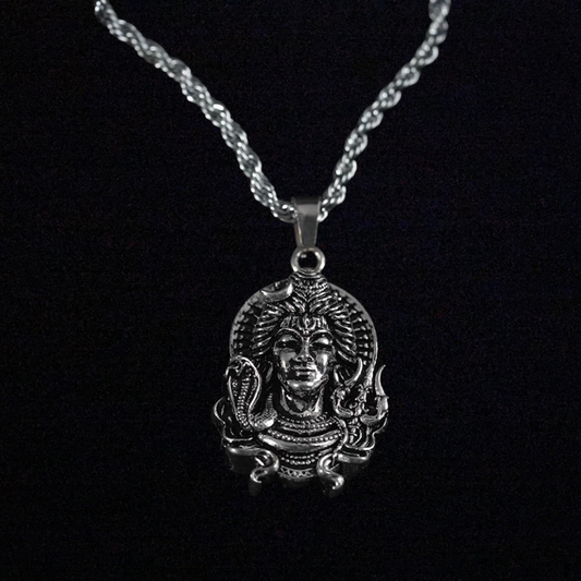 Lord Shiva Pendant with Chain - Strength & Protection