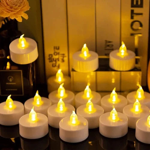 πͺ 24 Pcs LED Tea Light Diya