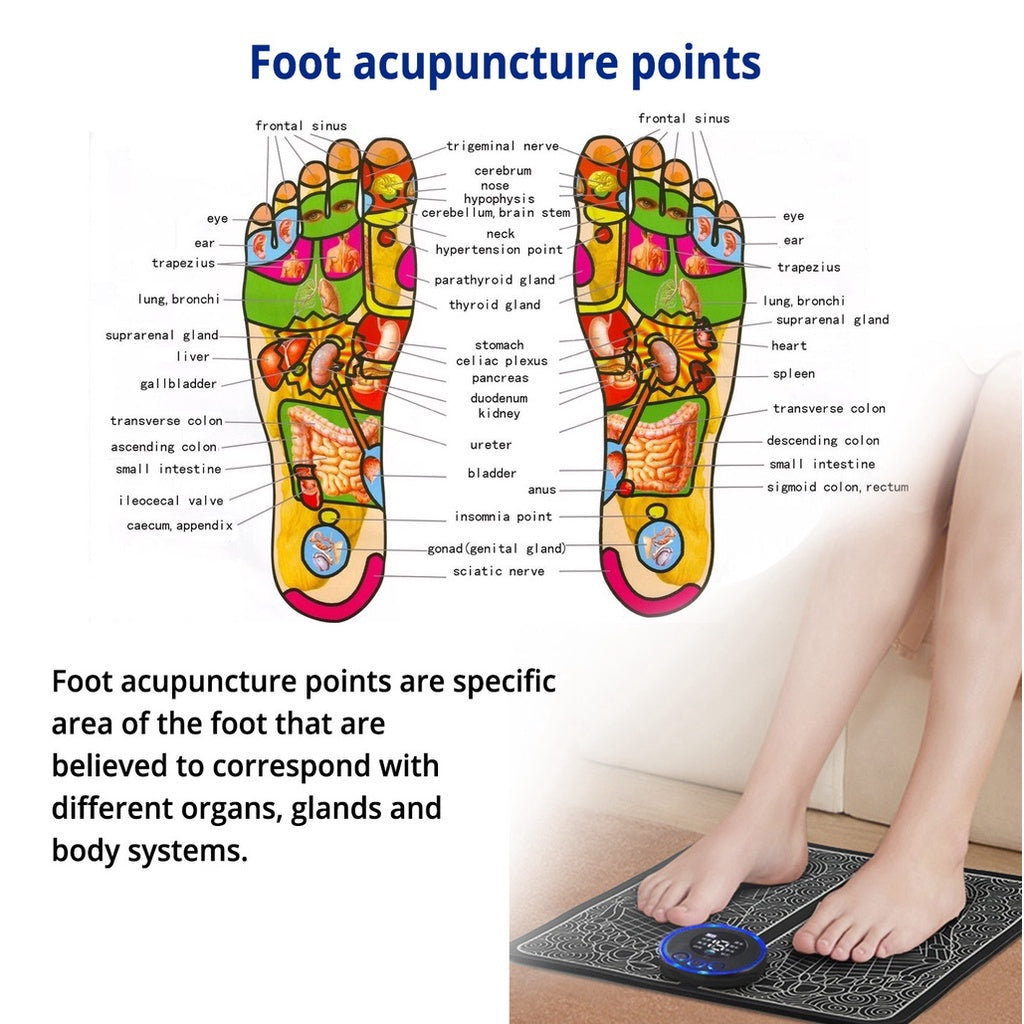Vibrating Bubble Electric -  Foot Massager Pad