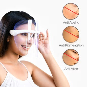 Premium LED 3-Light Therapy Face Mask