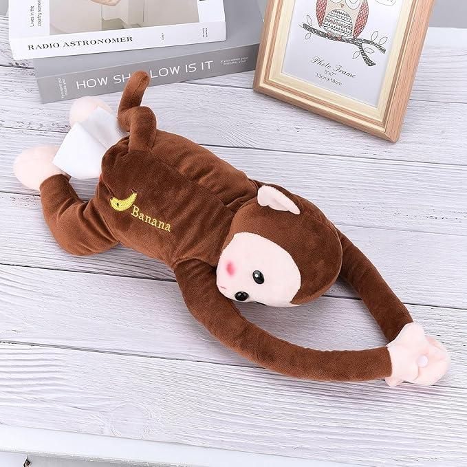 Playful Monkey Tissue Holder – Perfect for Car, Home, & Kids’ Rooms
