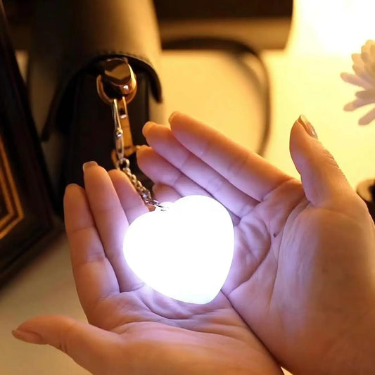 Heart-Shaped Touch Sensor LED Purse Light