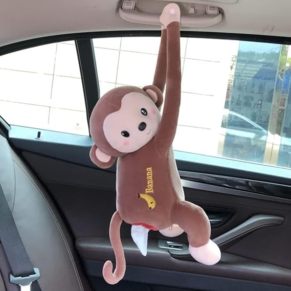 Playful Monkey Tissue Holder – Perfect for Car, Home, & Kids’ Rooms