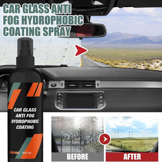 Car Glass Anti-Fog Hydrophobic Coating Spray – 100ML (Pack of 2)