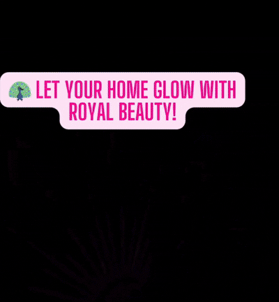 Peacock Glow Night Light Projector Lamp
