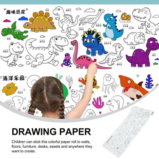 DIY Painting Drawing Paper Roll