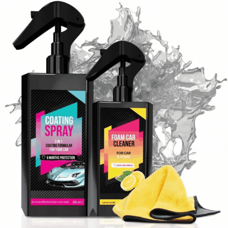UltraShield Pro – German Precision Coating & Deep Foam Car Care Combo 🚘✨