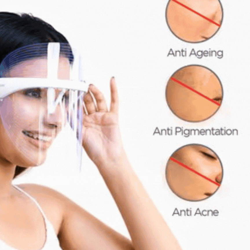 Premium LED 3-Light Therapy Face Mask
